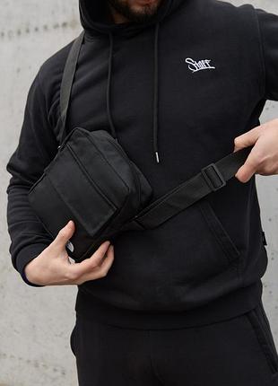 Барсетка base белое лого the north face 4