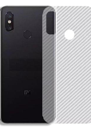 Карбоновая пленка на корпус для xiaomi mi8 se