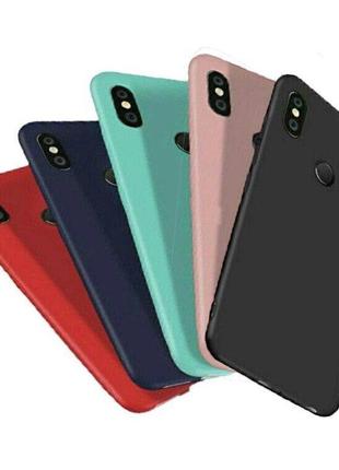 Чехол candy silicone для xiaomi redmi note 6 pro цвет бирюзовый2 фото