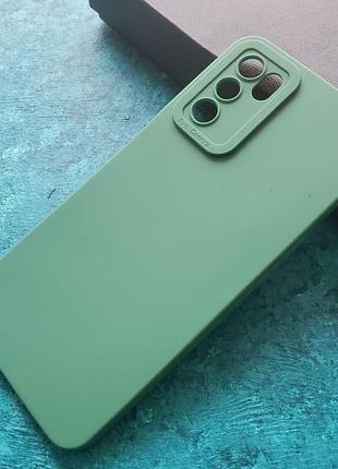 Силиконовый чехол для oppo a16 / a54s цвет зеленый