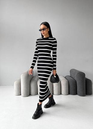 Платье austria чёрный-белый  размер 42-46