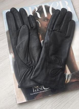 Женские лайковые перчатки manpei black3 фото