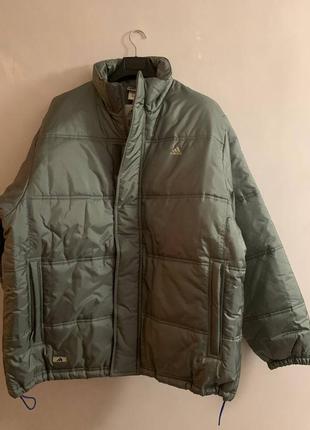 Куртка весенняя adidas originals jacket puffer 905897 premium granite/pearl green.