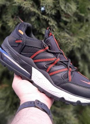 Чоловічі кросівки | nike air max 270 bowfin | чорні з червоним | текстиль/прес шкіра, :416 фото