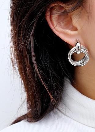 Серьги, корейская бижутерия