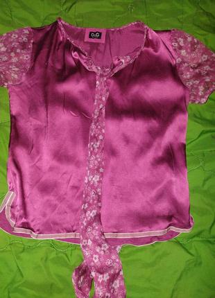 Завдь со вкусом: оригинальная шелковая блуза, dolce gabbana1 фото