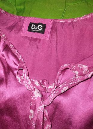 Завдь со вкусом: оригинальная шелковая блуза, dolce gabbana2 фото