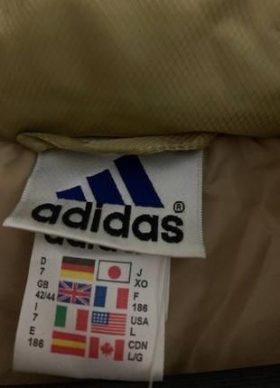 Пуховик куртка adidas originals jacket puffer 682601 premium beige оригинал6 фото