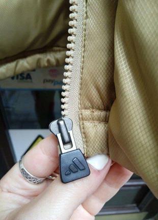 Оригинал пуховик куртка adidas originals jacket puffer 682601 premium beige.3 фото