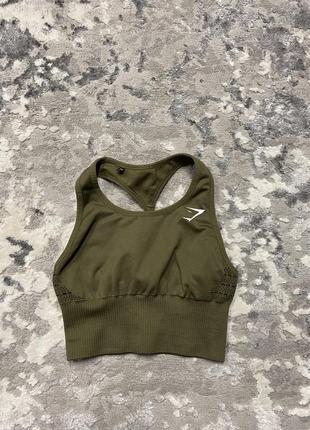 Спортивный женский женский женский кроп топ топик для бега для спорта gymshark