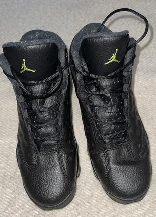 Кроссовки air jordan 13 altitude black/green nike5 фото