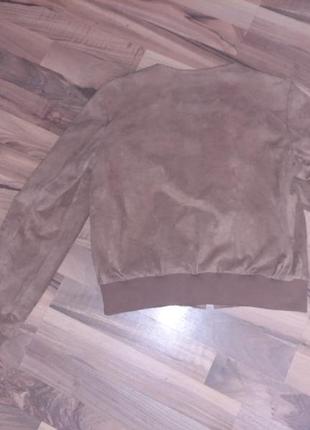 Куртка женская искусственный замш2 фото