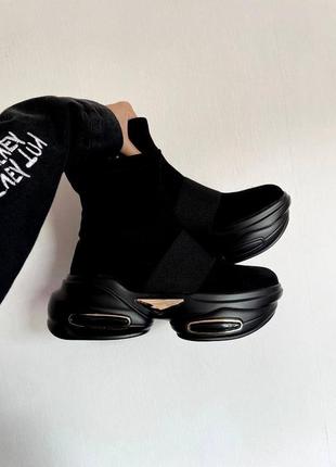Женские ботинки в стиле balmain black 🔥sale9 фото