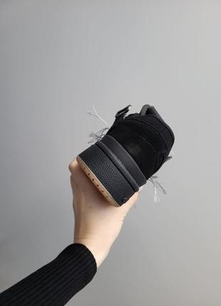 Женские кроссовки adidas замшевые/кроссовки черные4 фото