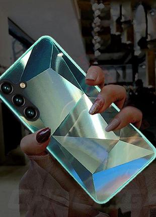 Чехол diamond case для samsung galaxy a54 цвет зелёный