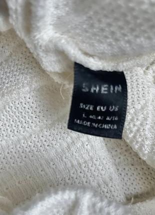 Широкие текстурные брюки shein