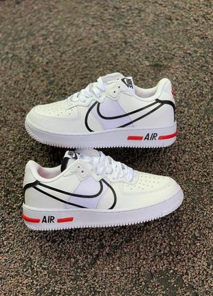 Nike air force 1 react кроссовки найк белого цвета (40-45)