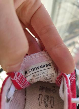 Converse детские 16 стелька5 фото