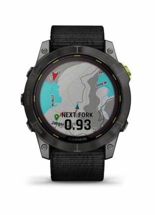 Cмарт-часы garmin enduro 2, saph, carbon gray dlc ti w/black ultrafit band2 фото