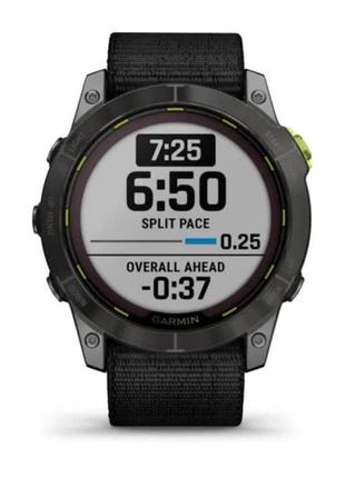 Cмарт-часы garmin enduro 2, saph, carbon gray dlc ti w/black ultrafit band8 фото