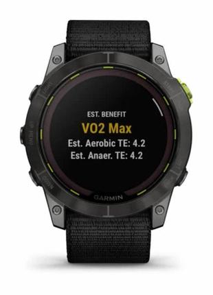 Cмарт-часы garmin enduro 2, saph, carbon gray dlc ti w/black ultrafit band6 фото