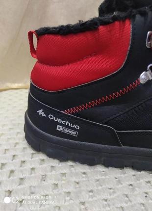 Водонепроницаемые утепленные ботинки quechua waterproof5 фото