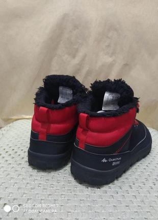 Водонепроницаемые утепленные ботинки quechua waterproof4 фото