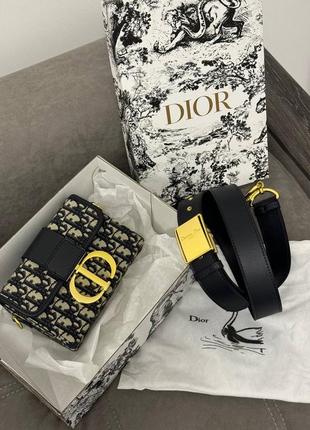 Жіноча сумка dior через плече christian dior 30 montaigne oblique jacquard box bag9 фото