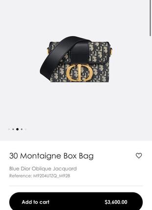 Жіноча сумка dior через плече christian dior 30 montaigne oblique jacquard box bag7 фото