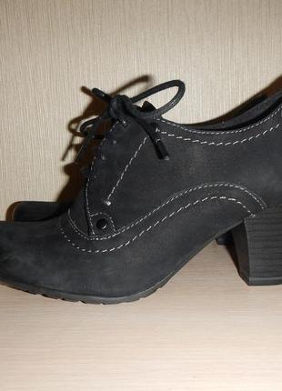Туфли ботинки marco tozzi р. 37 (24см) кожа1 фото
