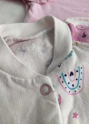 Набор пакет детской одежды человечек слип комбинезон теплый для новорожденных 0+3 56 62 см2 фото