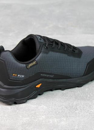 Мужские водонепроницаемые темно-серые термо кроссовки демисезон, весенние, лодочкива обуви весна-осень2 фото
