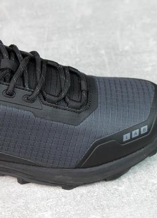 Мужские водонепроницаемые темно-серые термо кроссовки демисезон, весенние, лодочкива обуви весна-осень6 фото