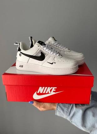 Кроссовки nike air force 1 white/black❗️❗️5 фото