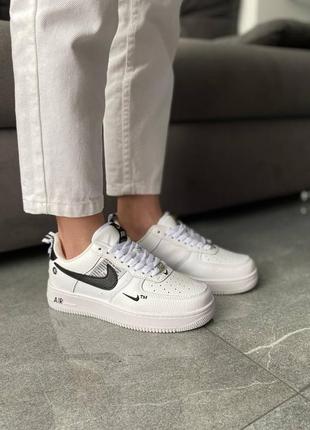 Кроссовки nike air force 1 white/black❗️❗️3 фото