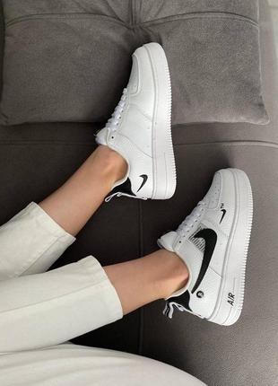 Кроссовки nike air force 1 white/black❗️❗️8 фото