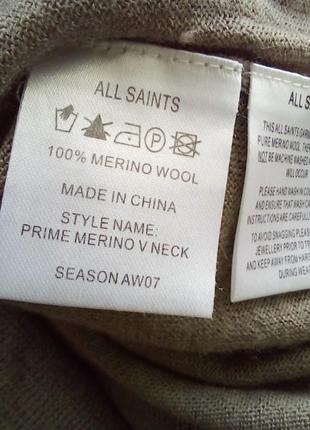 Шерстяной тонкий свитер джемпер,мериносовая шерсть100%9 фото