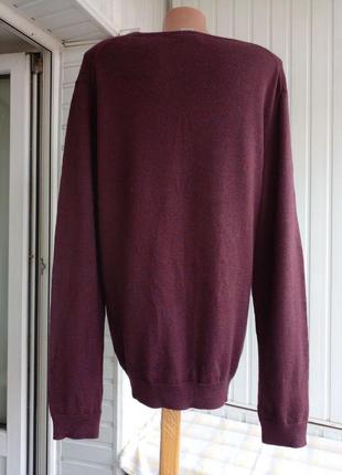 Брендовый шерстяной свитер джемпер большого размера батал.4 фото