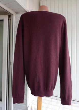 Брендовый шерстяной свитер джемпер большого размера батал.7 фото