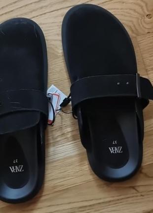 Шлепанцы клоги zara