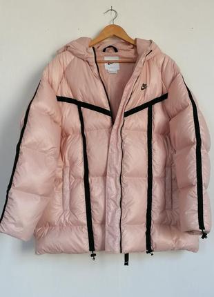 Куртка женская розовая sportswear therma-fit city series9 фото