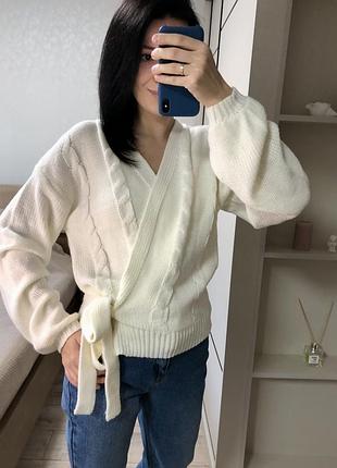 Молочний кардиган на запах prettylittlething🍦