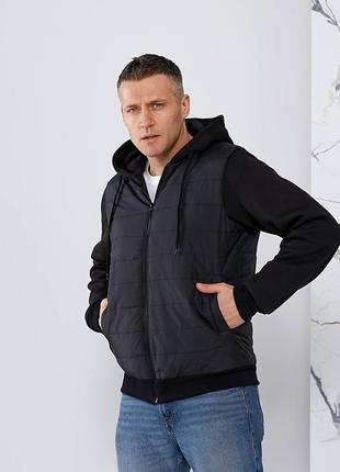 🔘мужская куртка бомбер с капюшоном🔘 качественный пошив1 фото