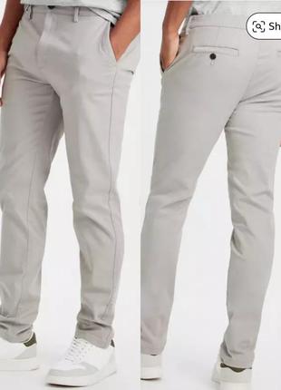 Бавовняні брюки чинос преміум колекція розмір w38 l32 колір екрю