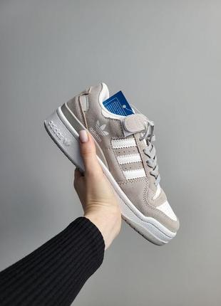 Adidas forum beige1 фото