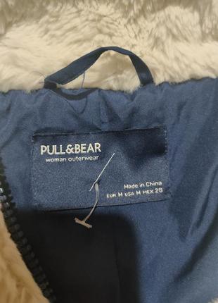 Оверсайз худи анорак шубка pull &amp; bear7 фото