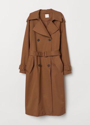 Тренч h&m - коричневий колір 3