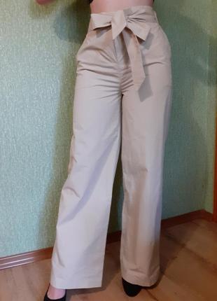 Стильные брюки палаццо/кюлоты