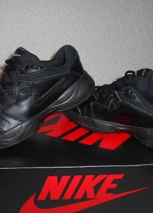 Кроссовки хайтопы nike оригинал, р.36,5 (ст.24 см) детские кожа1 фото