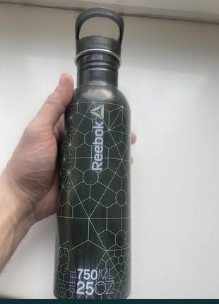 Велофляга спортивна бутилка reebok 750 ml1 фото